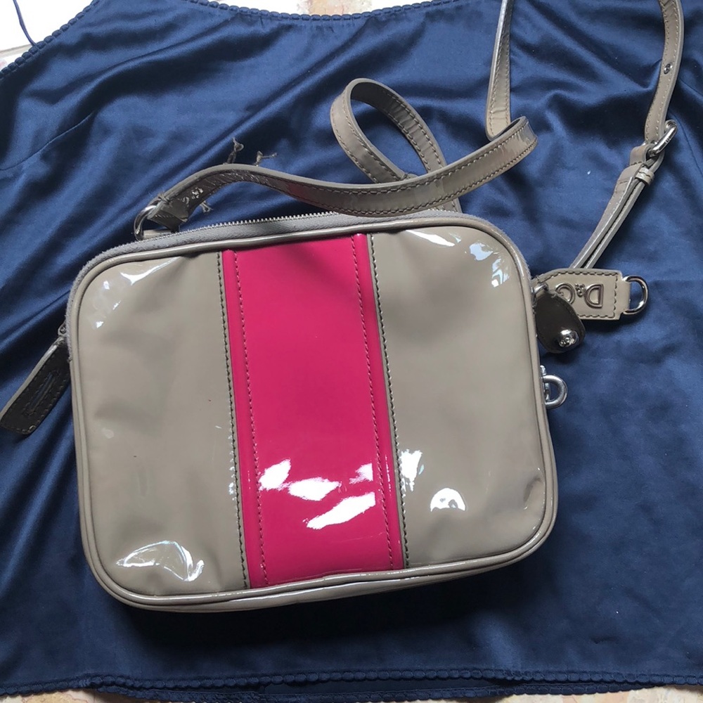 D&G Beige and Hot Pink Small Purse